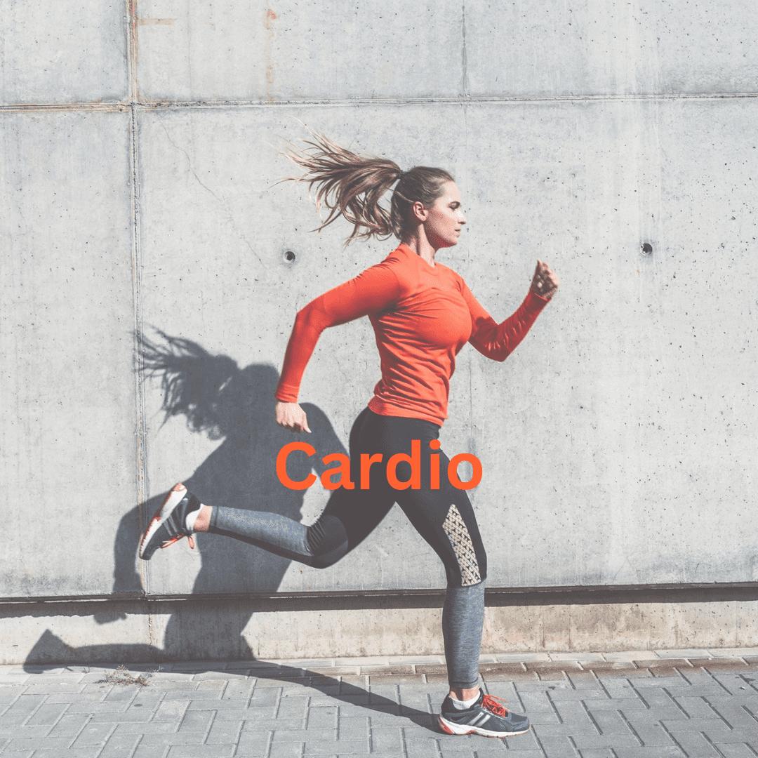 cardio woman running