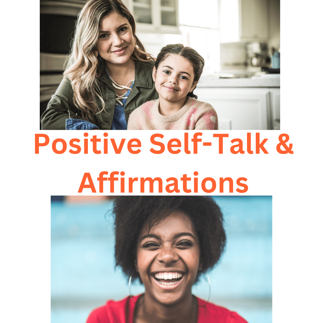 positive self-talk and affirmations. having a good attitude and excellent communication.