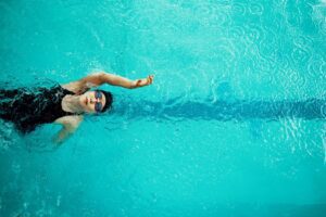 swimming in a pool is a great way to burn fat, as studies have proven.